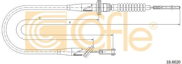 Cable Pull, clutch control 18.6020