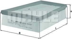 Filter air LX957/2 - image 2