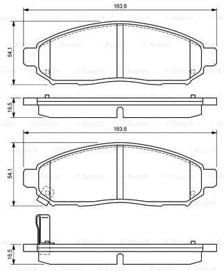 Brake Pad Set, disc brake 0986494151 - image 7