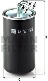 Fuel Filter WK728