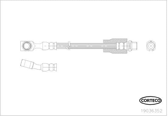 Brake Hose 19036352