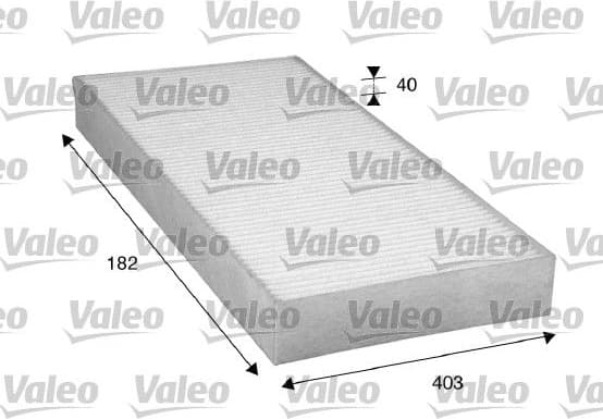 Filter, cabin air VALEO ESSENTIAL 716034