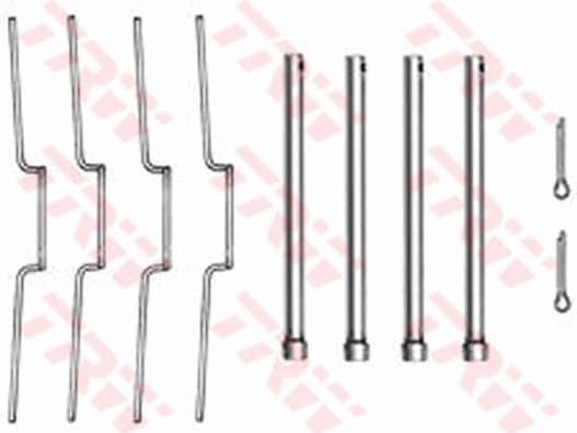 Accessory Kit, disc brake pad PFK346