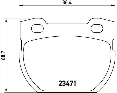 Brake Pad Set, disc brake PRIME LINE P44007