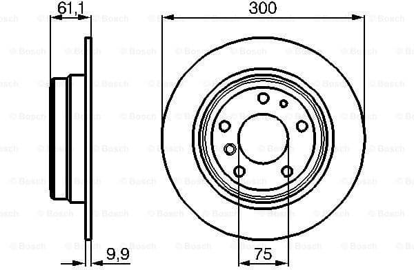 Brake Disc 0986478321