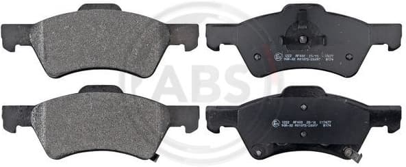 Brake Pad Set, disc brake 38857
