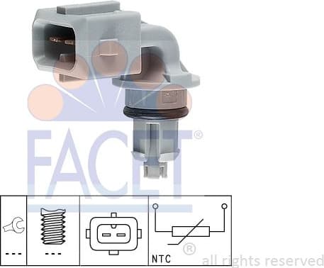 Sensor, intake air temperature Made in Italy - OE Equivalent 10.4005