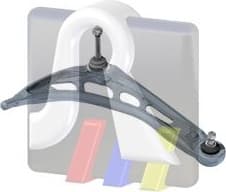 Control/Trailing Arm, wheel suspension 96095691 - image 2