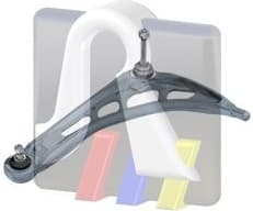 Control/Trailing Arm, wheel suspension 96095692 - image 2