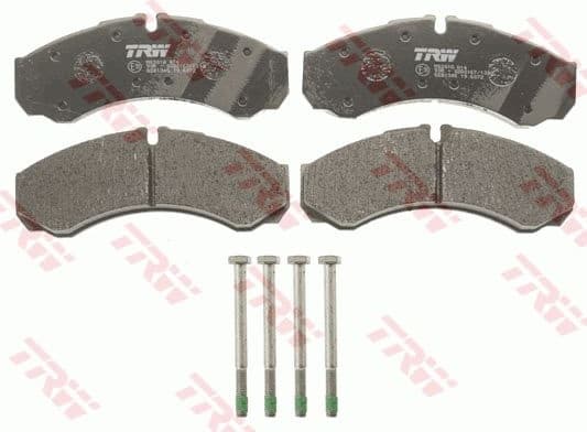Brake Pad Set, disc brake COTEC GDB1345 - image 2