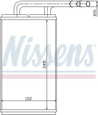 Heat Exchanger, interior heating 71740 - image 2