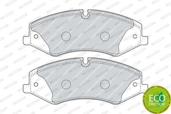 Brake pads front, Top Quality FDB4104 - image 3