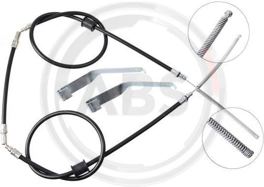 Cable Pull, parking brake K10895