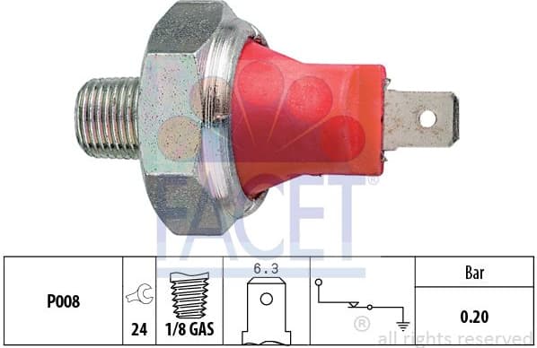 Sensor oil pressure light 7.0035 - image 2