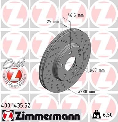 Brake Disc SPORT BRAKE DISC Z 400.1435.52