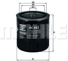 Filter oil OC503 - image 2