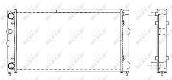 Radiator, engine cooling 519501 - image 2