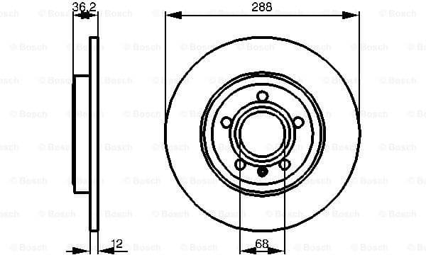 Brake Disc 0986479252 - image 5