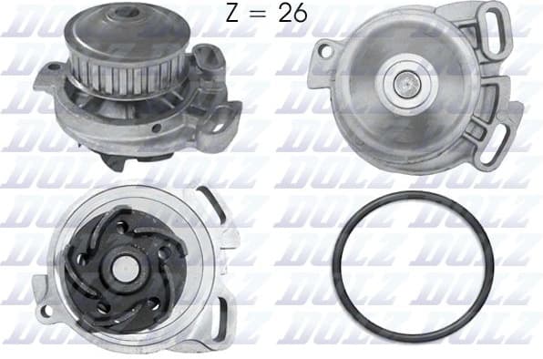 Water Pump, engine cooling A152