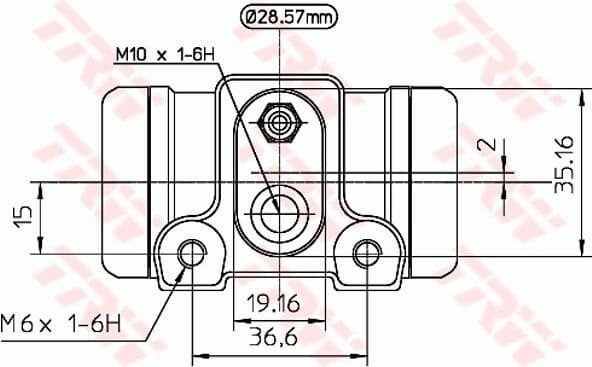 Wheel Brake Cylinder BWN245 - image 2