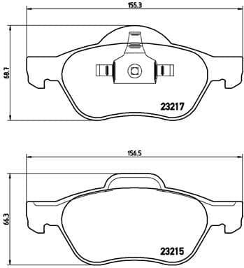 Brake Pad Set, disc brake PRIME LINE P68048