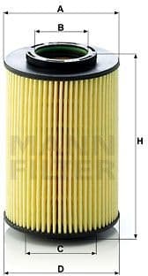 Oil Filter HU822/5X