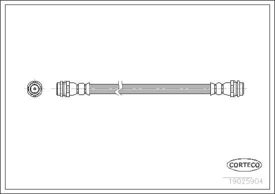 Brake Hose 19025904