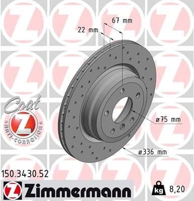 Brake Disc SPORT BRAKE DISC Z 150.3430.52
