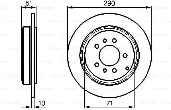 Brake Disc 0986478733