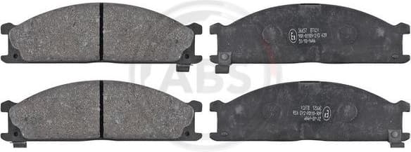 Brake Pad Set, disc brake 36657
