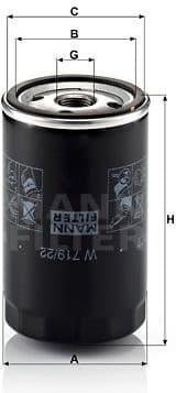 Oil Filter W719/22
