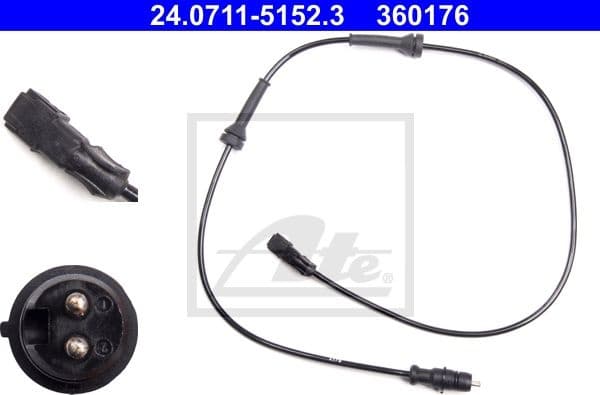 Sensor, wheel speed 24.0711-5152.3