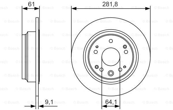 Brake Disc 0986479A91