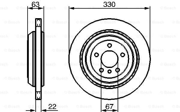 Brake Disc 0986479285 - image 2