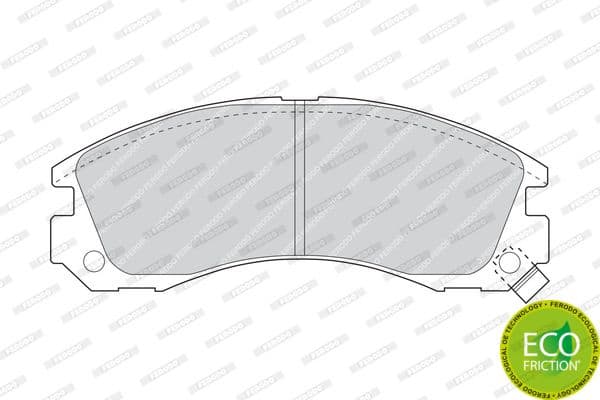 Brake pads front, Top Quality FDB765 - image 3