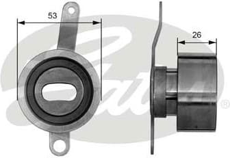 Tensioner Pulley, timing belt PowerGrip™ T41023