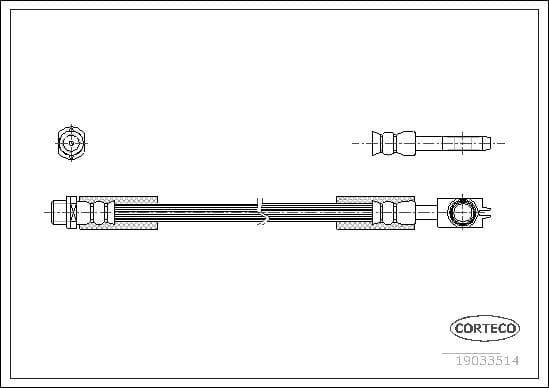 Brake Hose 19033514