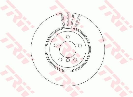 Brake Disc TRW SINGLE DF6625S - image 2