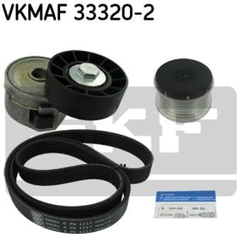 V-ribbed Belt Set VKMAF 33320-2