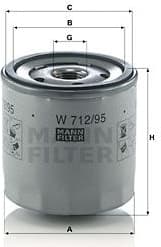 Oil Filter W712/95