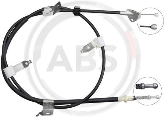 Cable Pull, parking brake K12070