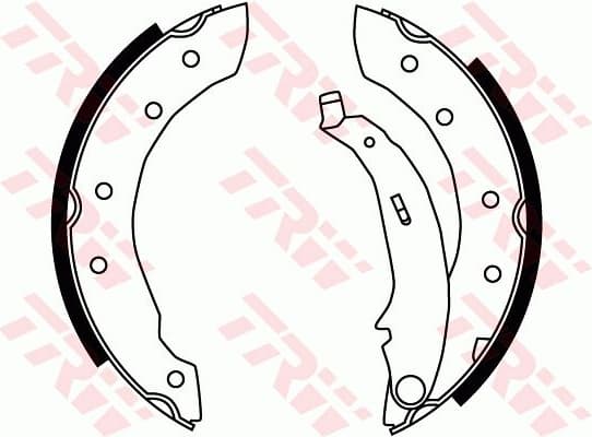 Brake Shoe Set GS8729 - image 2