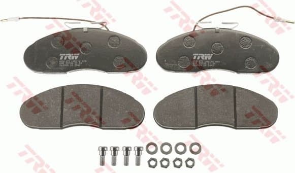 Brake Pad Set, disc brake COTEC GDB1077 - image 2