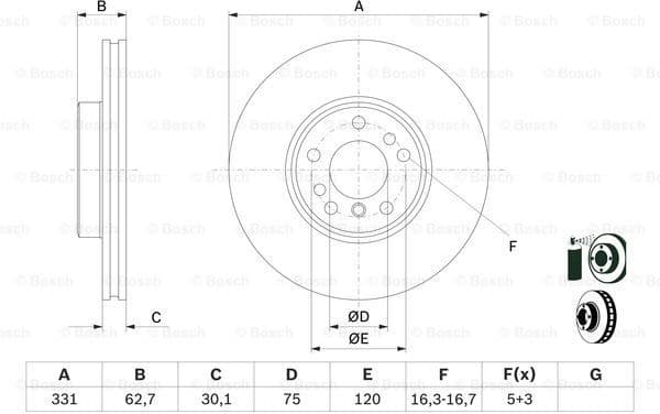 Brake Disc 0986478974 - image 6
