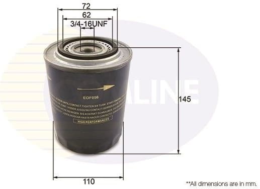Filter oil EOF056 - image 2