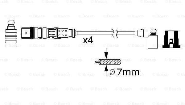 Ignition Cable Kit 0986356346 - image 5