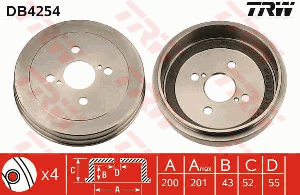 Brake Drum DB4254