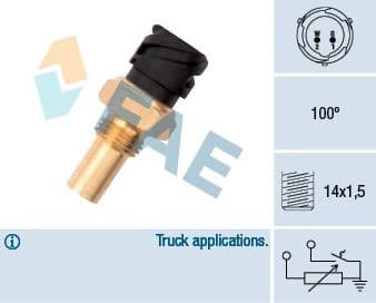 Sensor, coolant temperature 34375