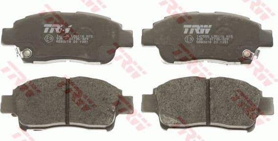Brake Pad Set, disc brake COTEC GDB3218 - image 2
