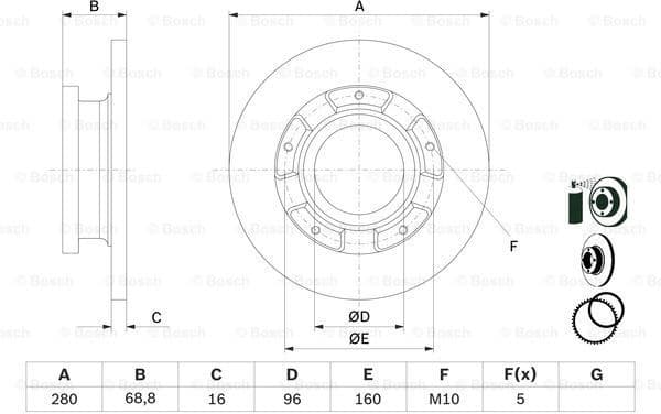 Brake Disc 0986479401 - image 5